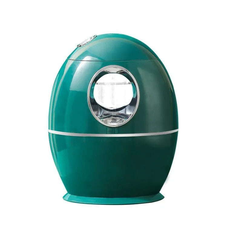 Small round white USB humidifier and aromatherapy diffuser with water tank