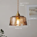 Nordic style brass and glass pendant chandelier with B-bar design for restaurant lighting
