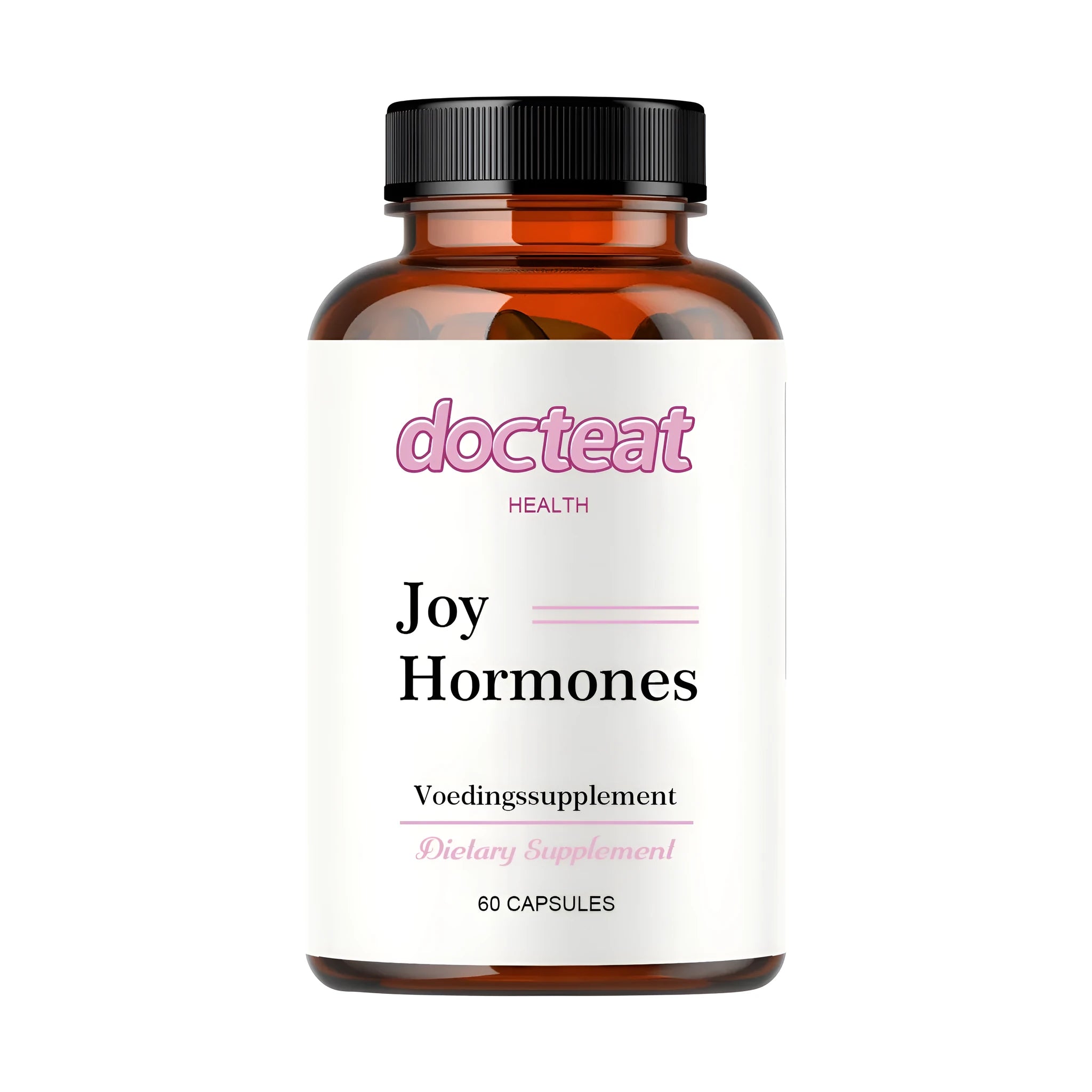 Bottle of 60 capsules containing evening primrose oil, asparagus, seaweed, collagen, ginger, magnesium and vitamin B6 supplement.