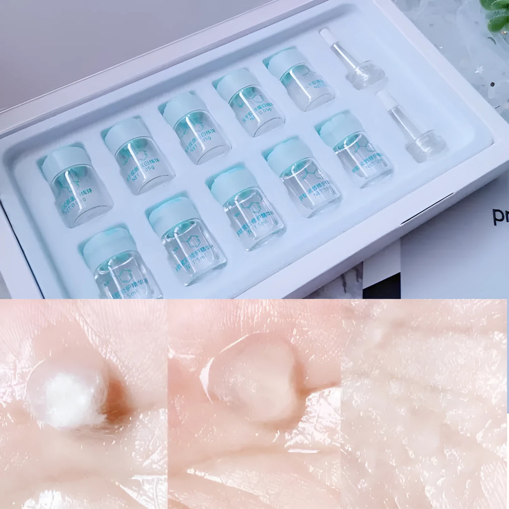 Collagen Yarn Silk Ball Box by Incense Diary, 5 pairs facial essence, standard specification, universal skin type