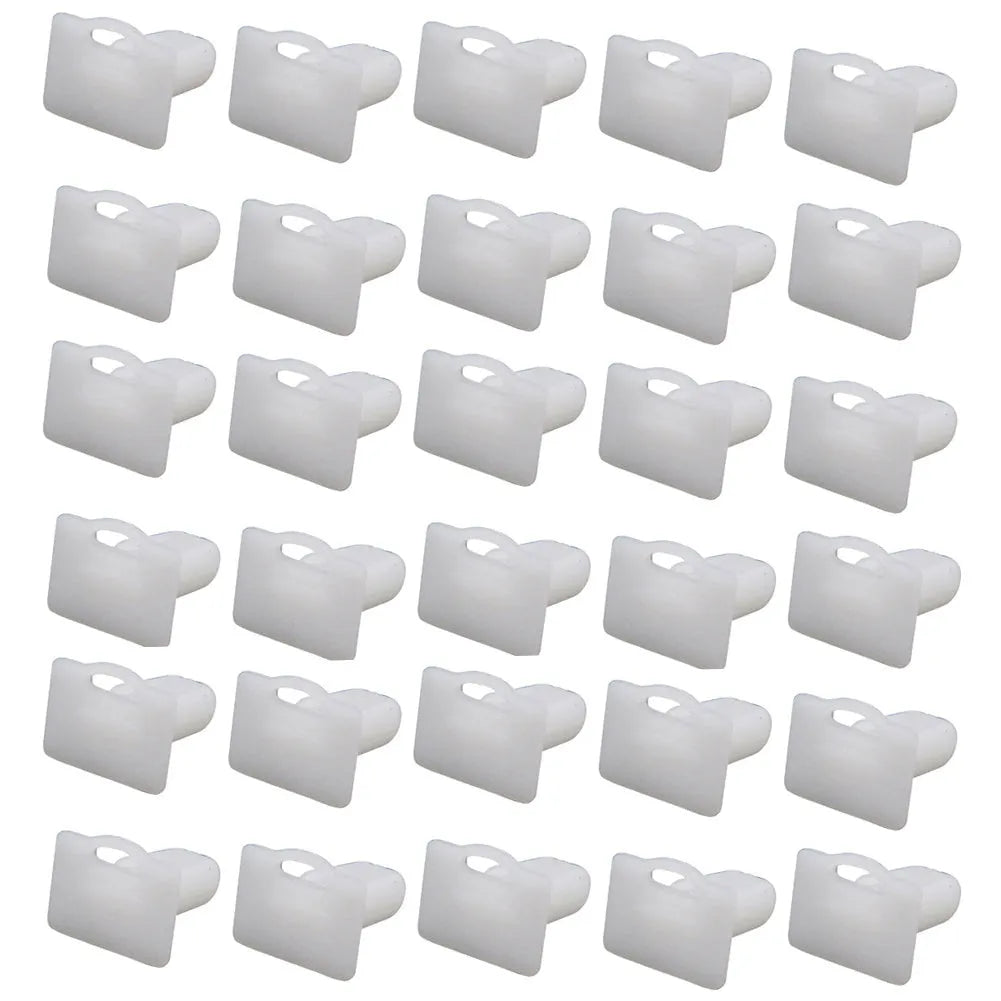 PA66 plastic automotive clips in D318 colour for interior trim fastening