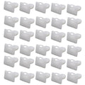 PA66 plastic automotive clips in D318 colour for interior trim fastening