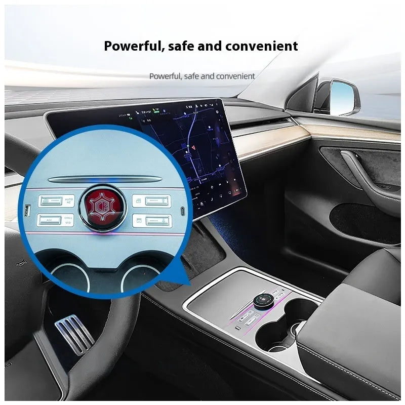Model3Y LCD expansion dock with 1.46-inch IPS screen in centre console for 21-22 Model 3 and 21-24 Model Y