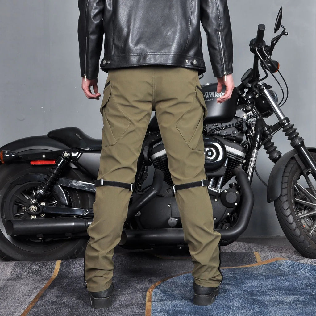 Motorcycle four seasons cycling pants waterproof windproof with protective gear