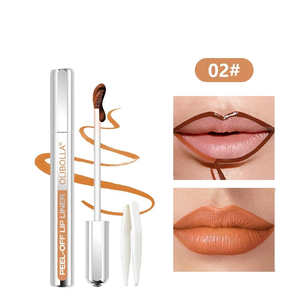 Matte waterproof dyed lip gloss 3.5ml in five colour options 01-05 style