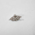 Gold and silver spider web geometric stud earrings with mesh design for Halloween
