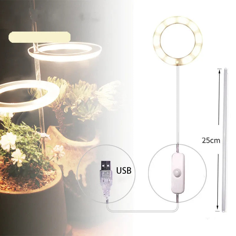 USB LED grow light with acrylic stick for indoor plant growth lighting