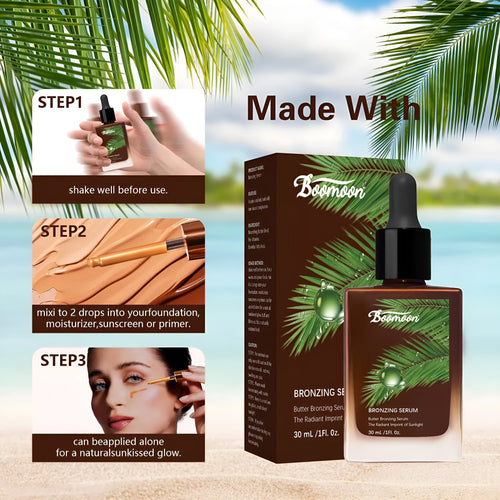 30ml bottle of Bronze Black moisturising contact lens care solution.