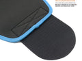 Neoprene lumbar support belt for running and fitness waist protection in black, blue or pink