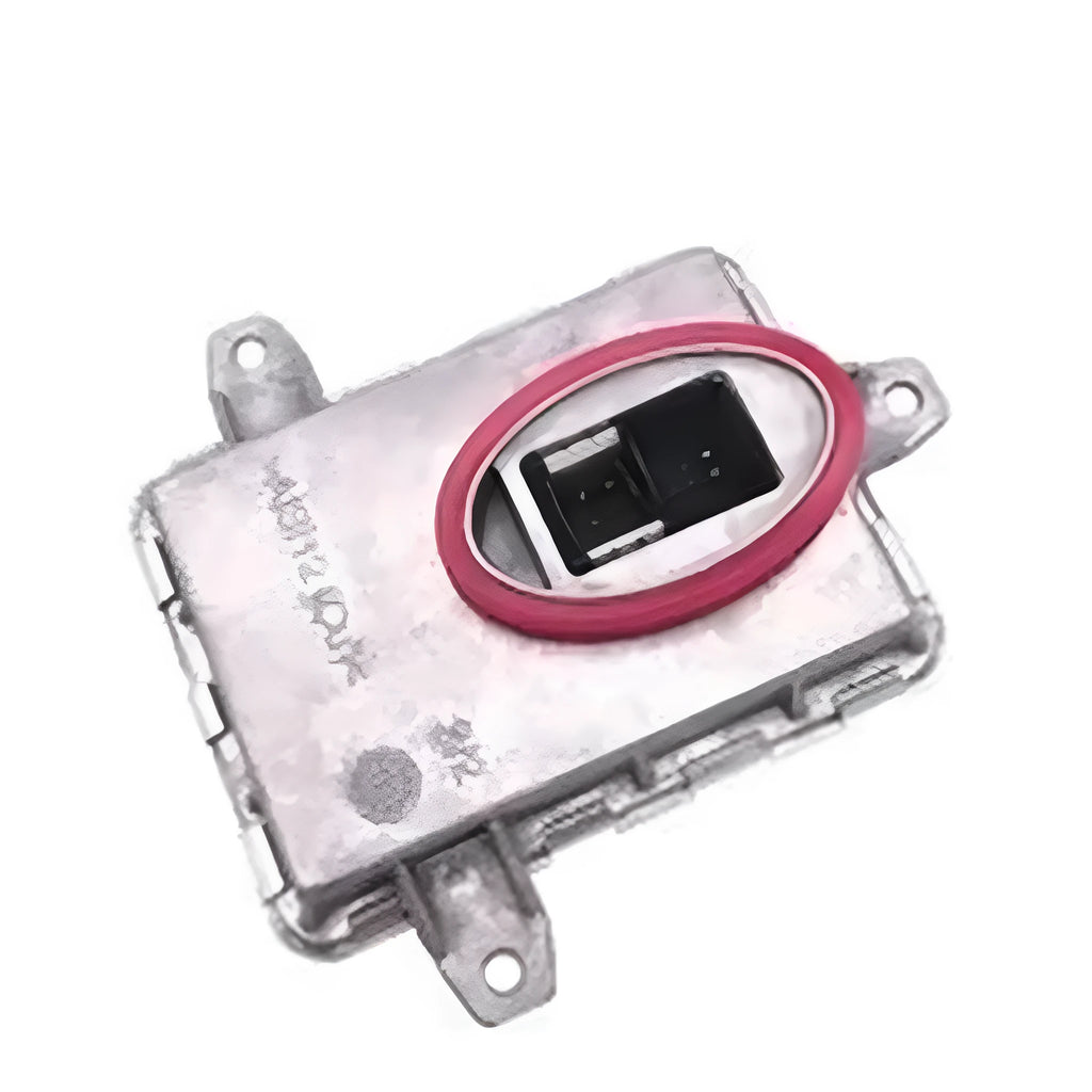 Metal headlight ballast unit for car, dimensions 14cm by 11cm by 4.5cm