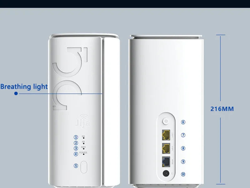 Compact 4G CPE wireless router with choice of Qualcomm or Zhanrui chipset.