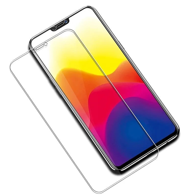 HD tempered glass screen protector for Samsung S24 phone showing fullscreen coverage.