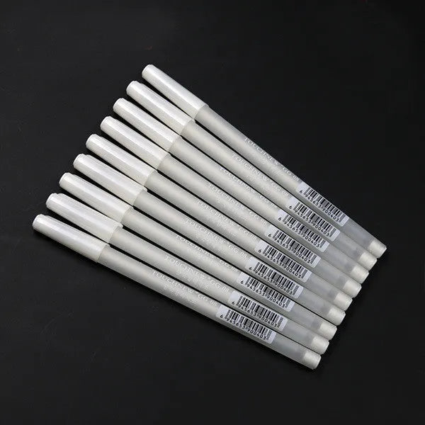 Touch New hand-painted highlight pen with 0.8mm writing diameter for black card in gold, silver, and white