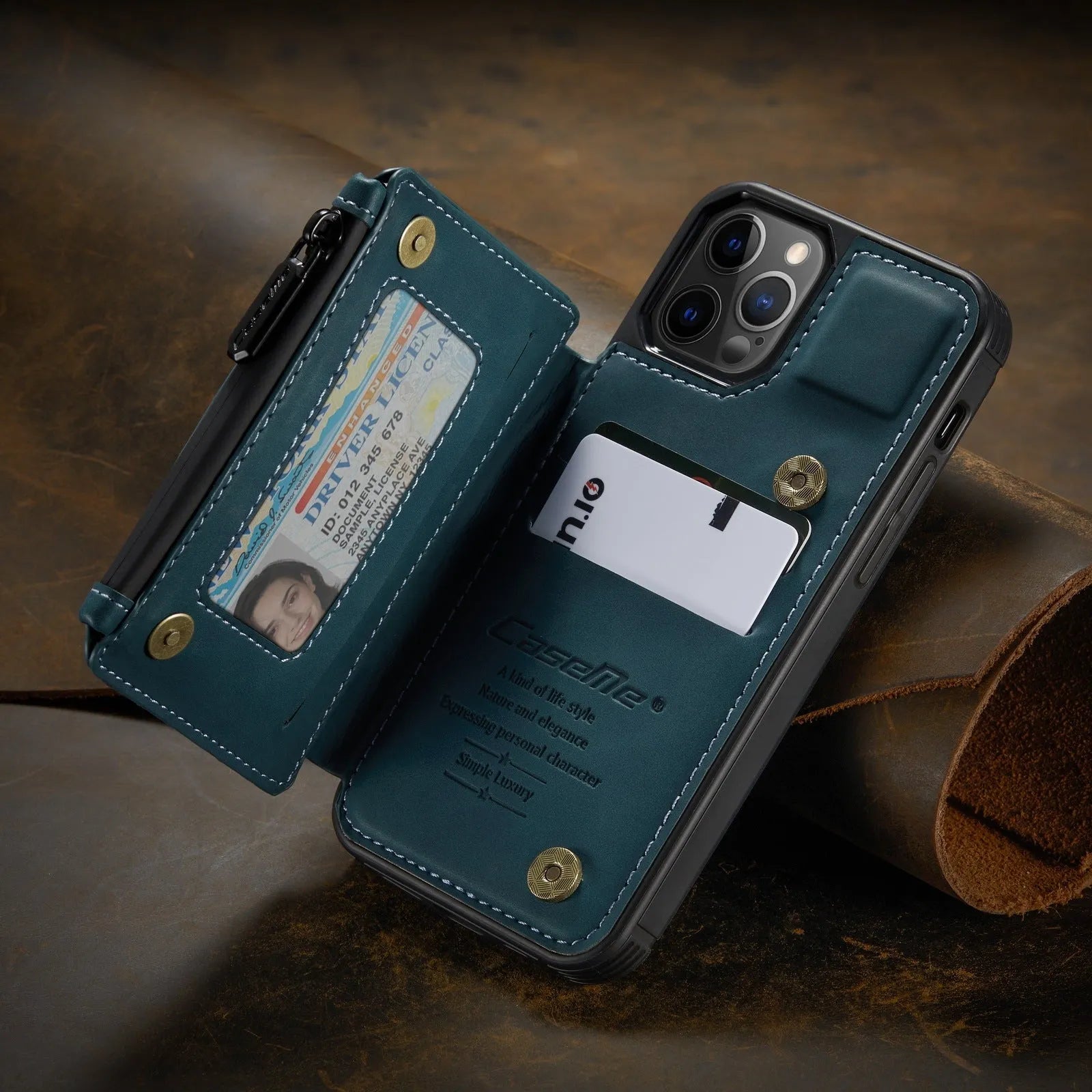 Anti-theft brush mobile phone case in pure colour design with PU TPU construction