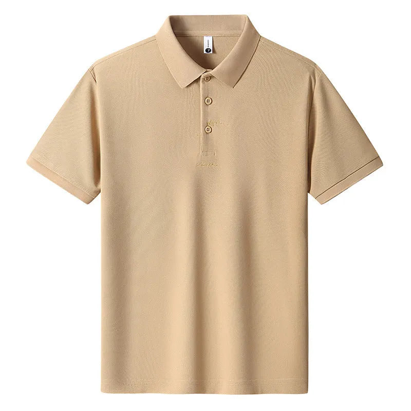 Men's cotton casual t-shirt in loose fit with short sleeves showing colour options