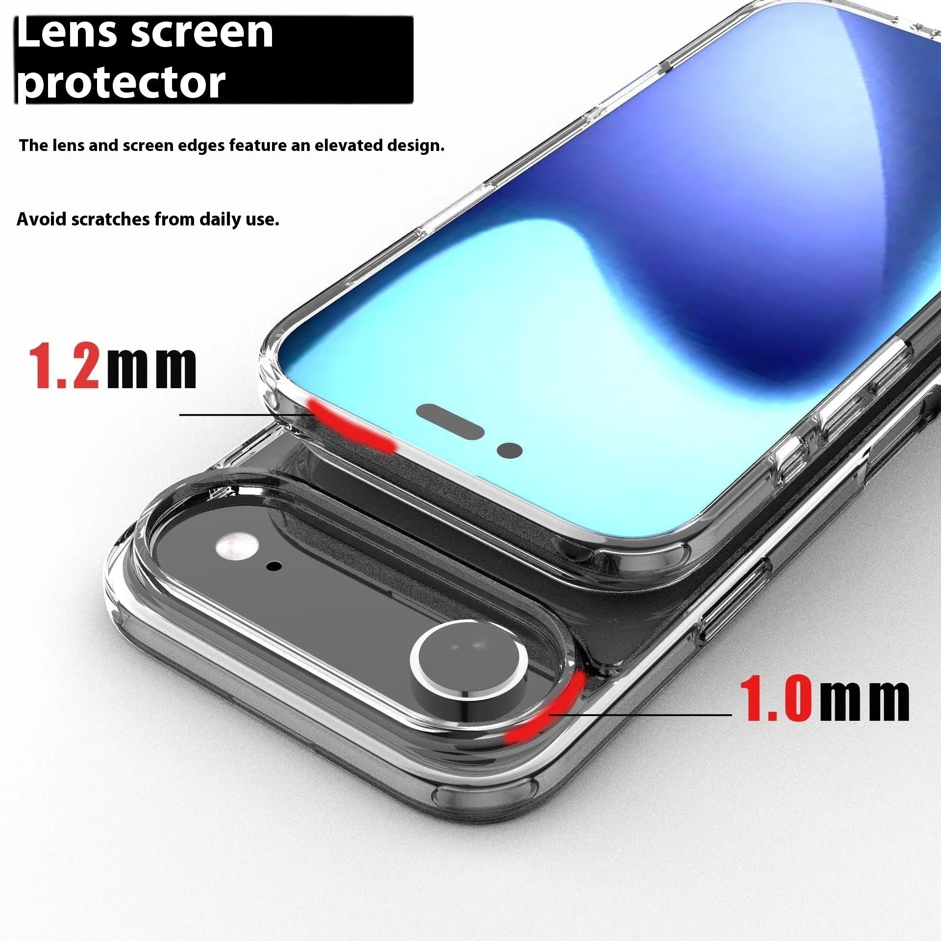Transparent magnetic phone case for iPhone 17 series showing clear design with magnetic components