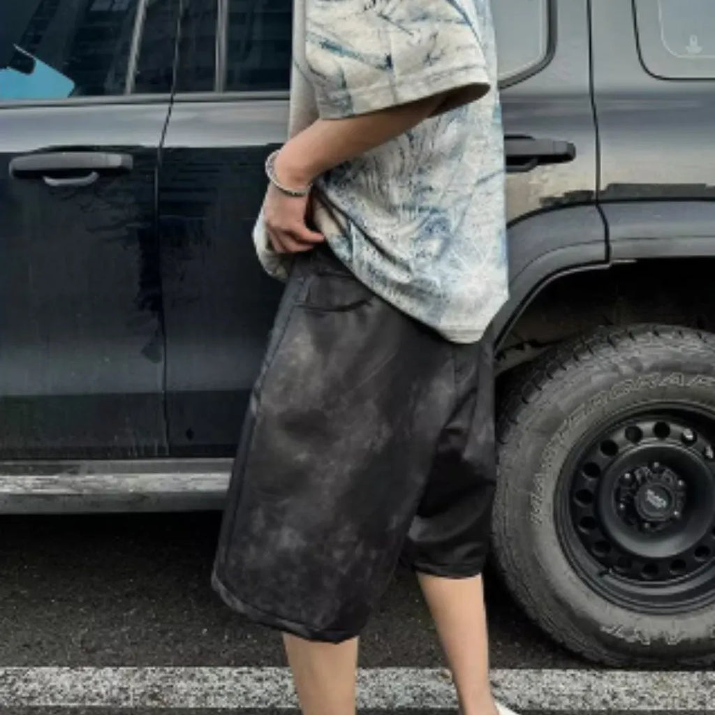 Korean version loose fit T-shirt with choice of printing, tie dye, painting or dirty wash effect