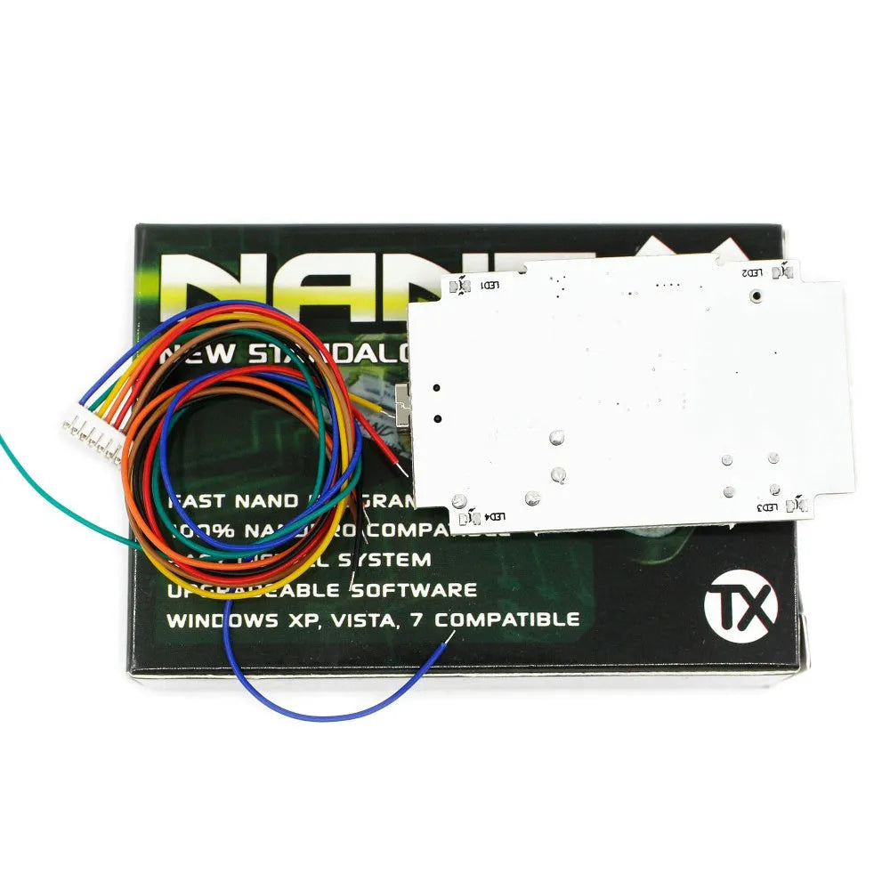 Xbox 360 NAND-X brush chip tool kit simple version, a 3-piece set with USB connector.