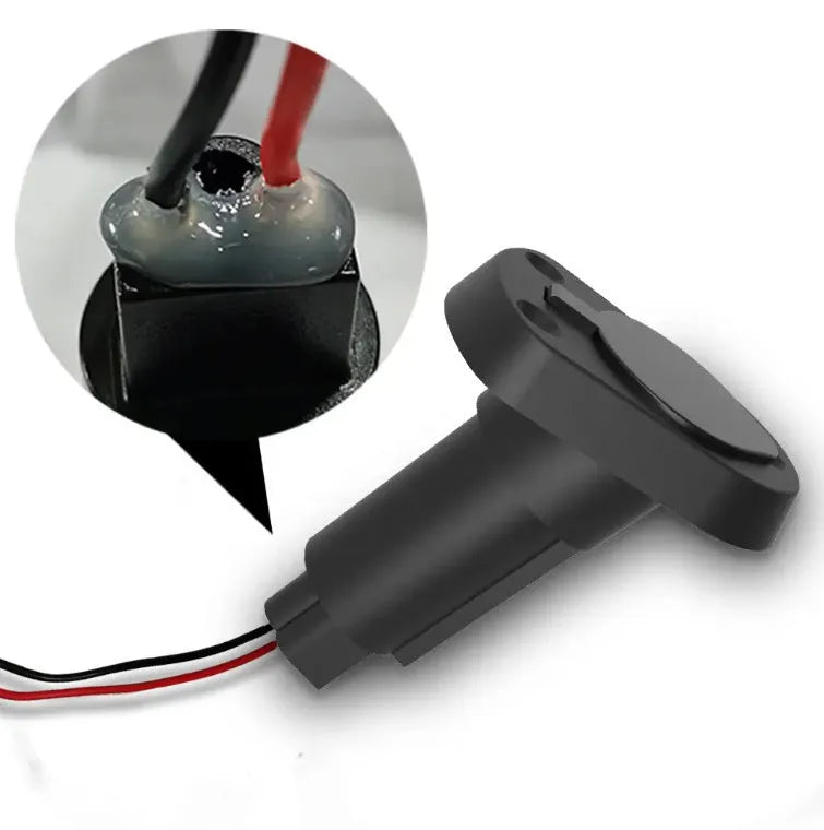 Yacht anchor light ring lamp socket with stainless steel pole and white ABS housing