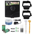 Smart pet fence collar training bark stopper with ABS construction and waterproof receiver for outdoor use