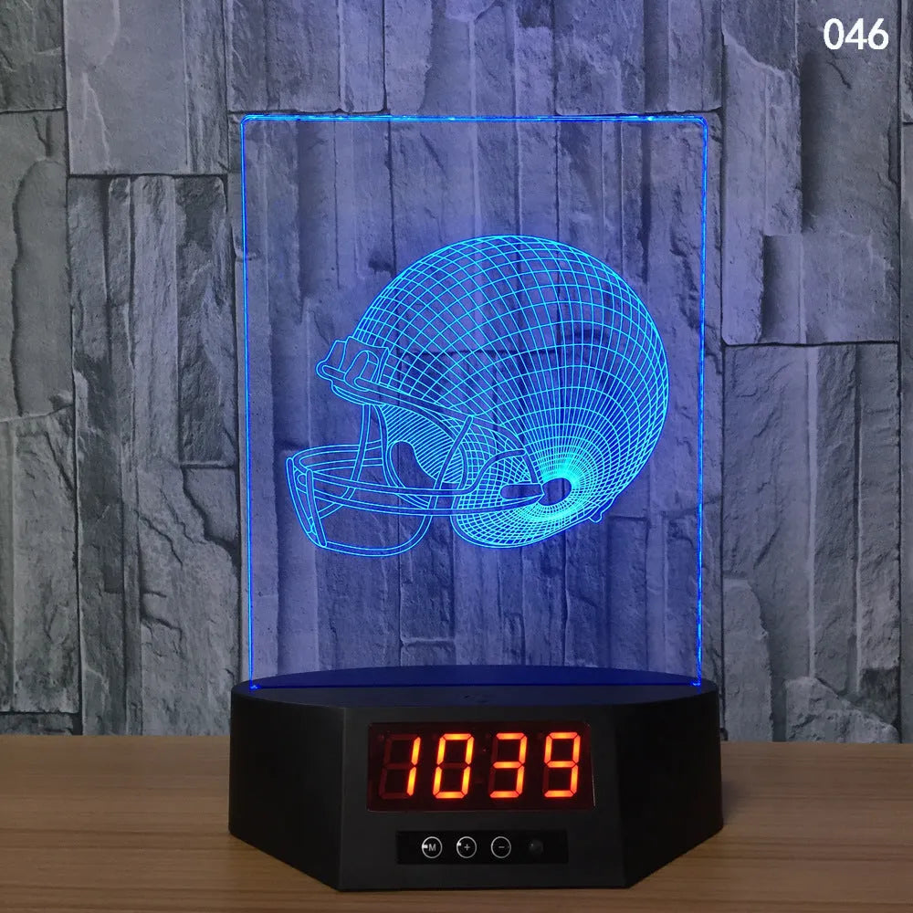3D glowing electronic dolphin night light with remote control on table