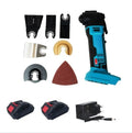 Rechargeable brushless lithium battery grass trimmer with metal housing in plastic storage box