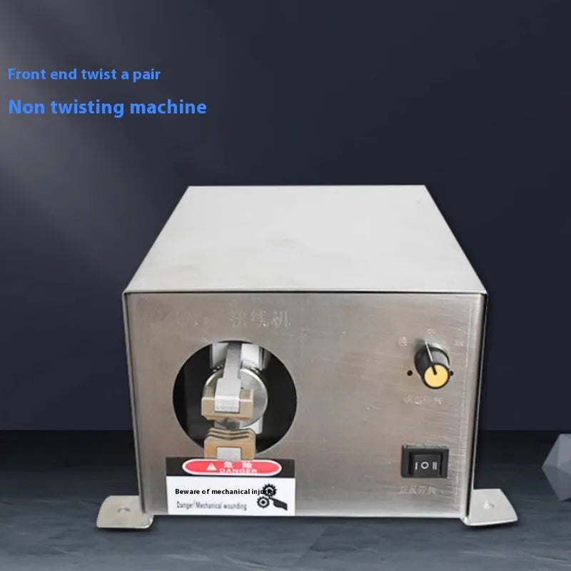 Multi-strand copper core wire twisting machine 805B flat nozzle model on desktop