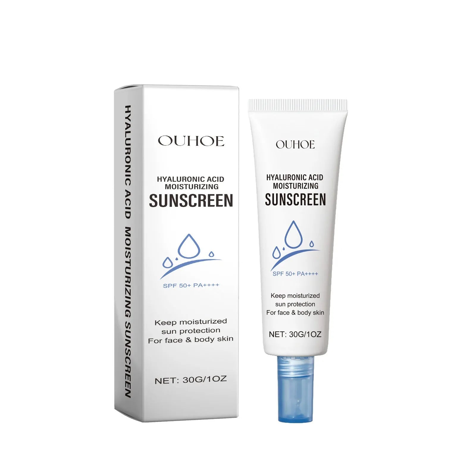 30g tube of moisturising protective lotion with UV isolation for face and body.