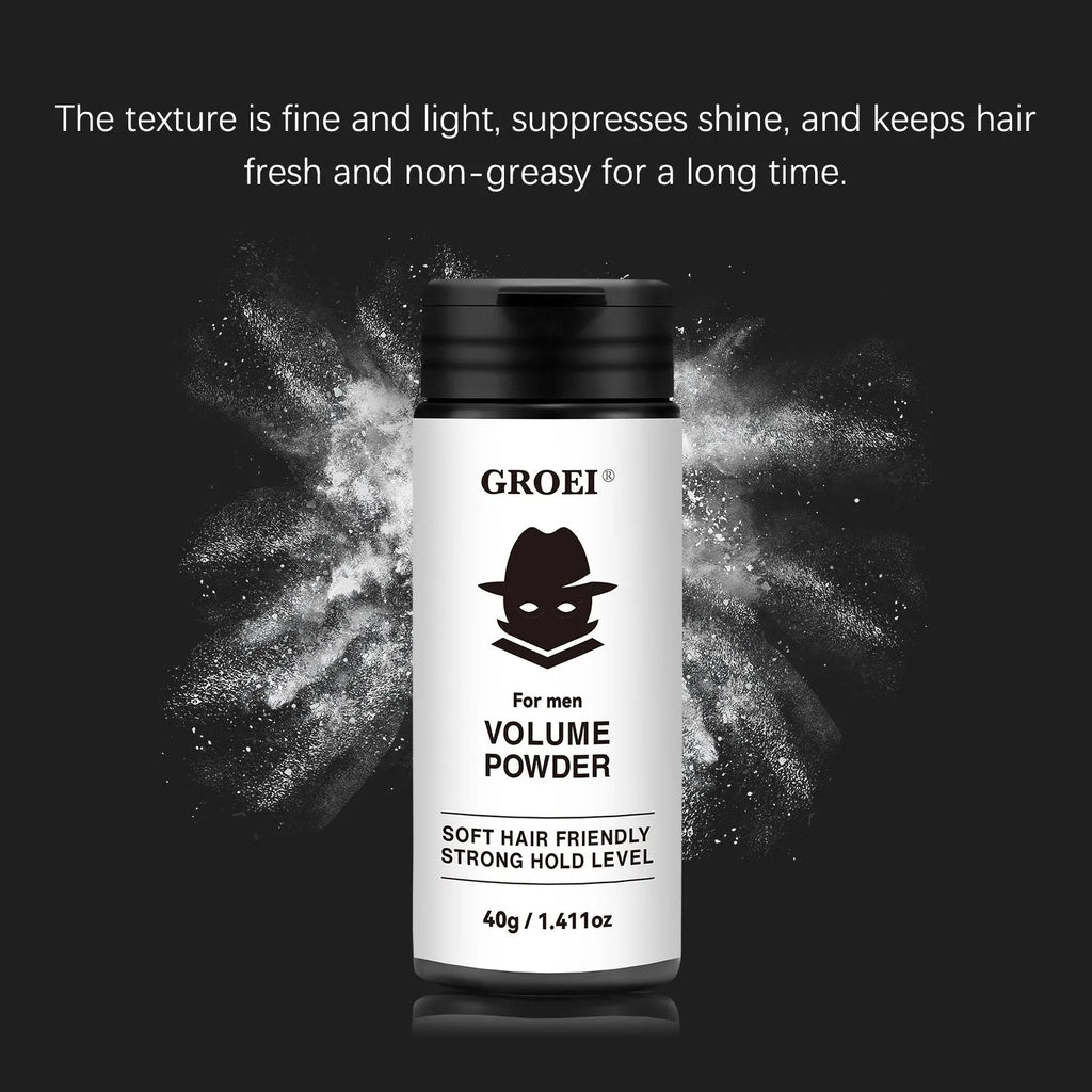 40g container of translucent hair styling powder for oil control and volume