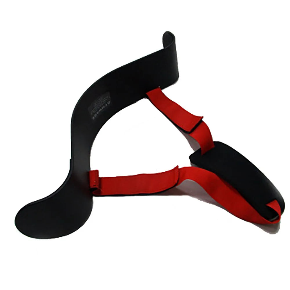 Black aluminium alloy dumbbell curling support plate for barbell training