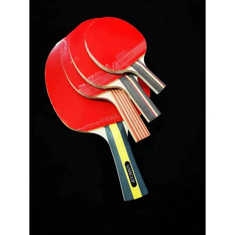 Signature Board mini wooden table tennis racket in small size on a white background