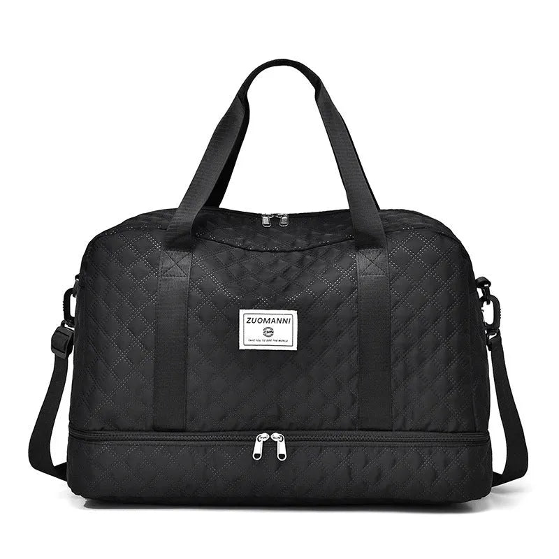 Large polyester oxford cloth leisure travel bag with a 36-55 litre capacity for buggies.
