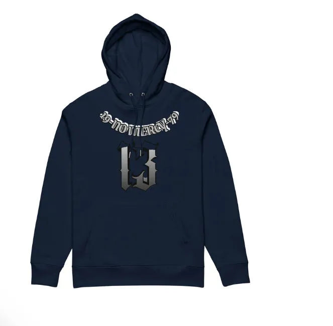 A loose-fit hooded pullover sweater with fleece lining, shown in a neutral colour for casual or team wear.