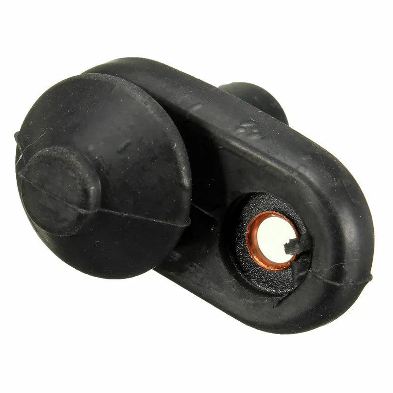 Black universal car interior door light switch replacement with plastic housing and metal contacts