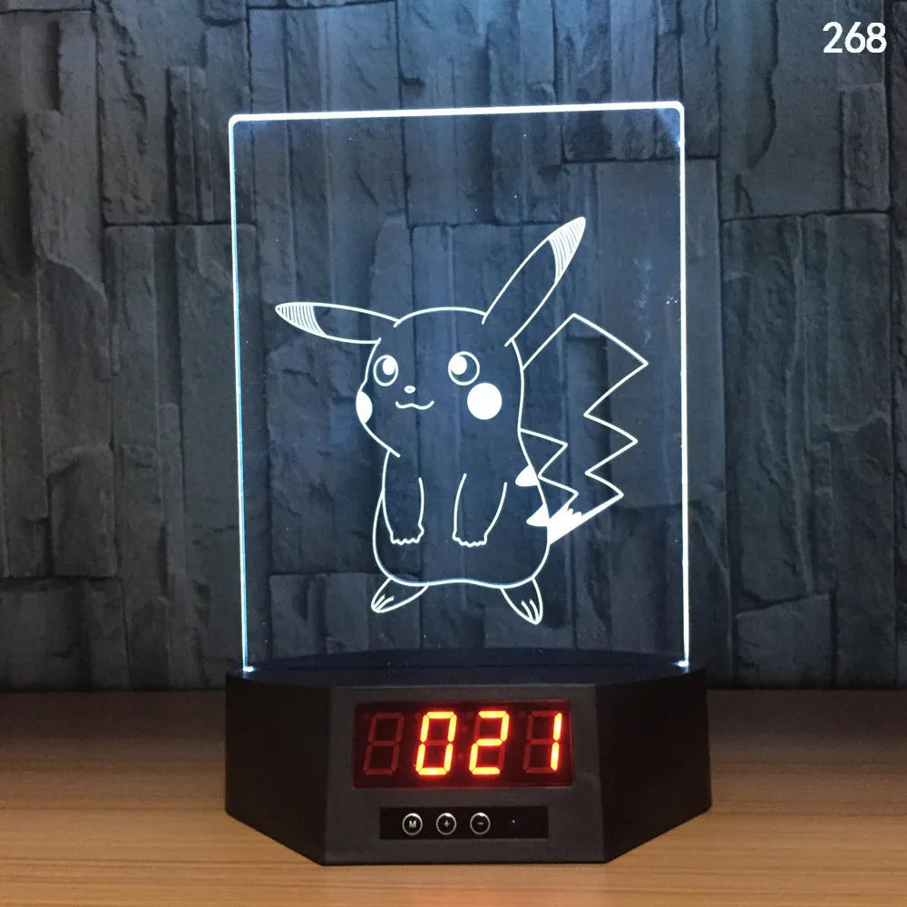 3D glowing electronic dolphin night light with remote control on table