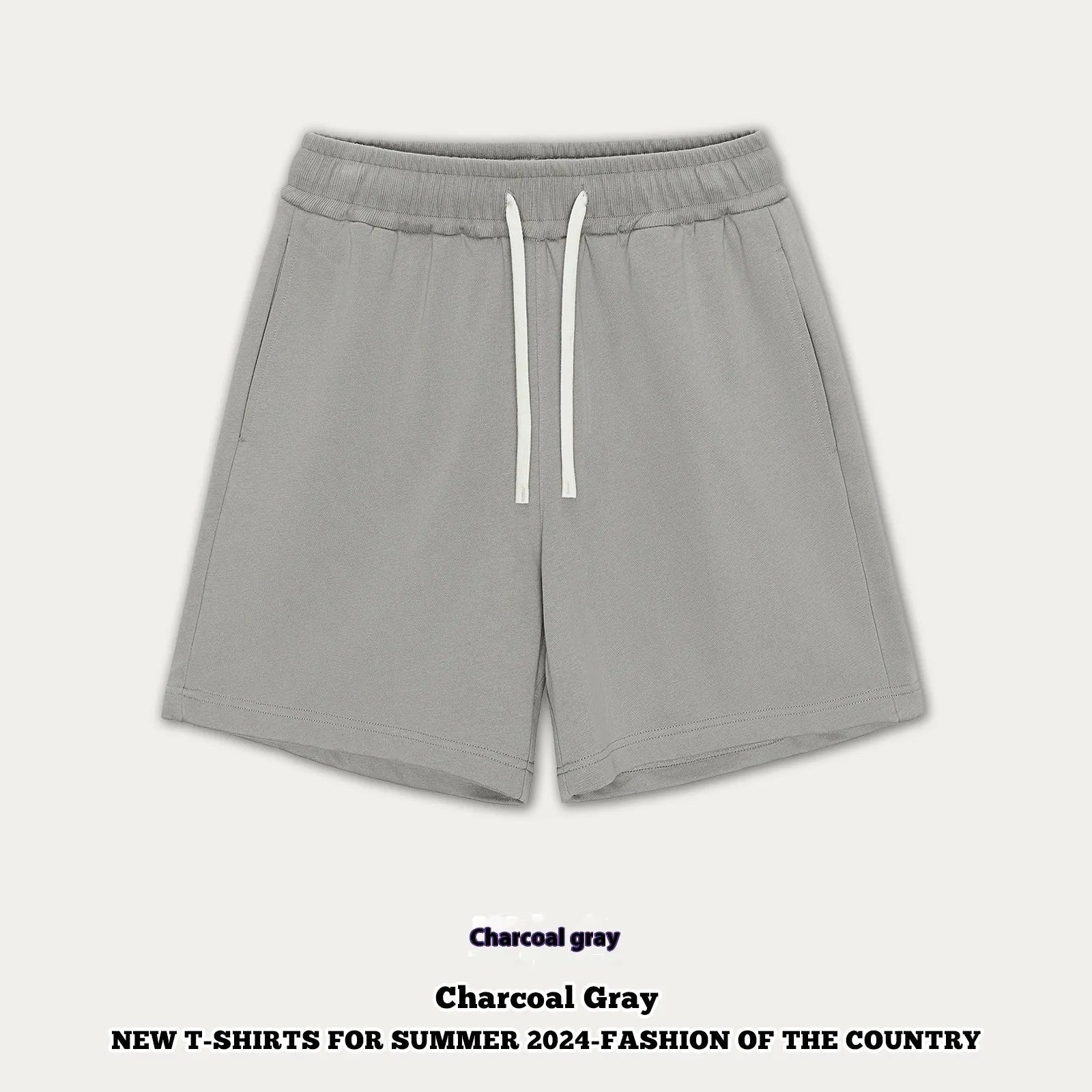 Cotton denim shorts for babies and toddlers in loose-fit casual style with five colour options