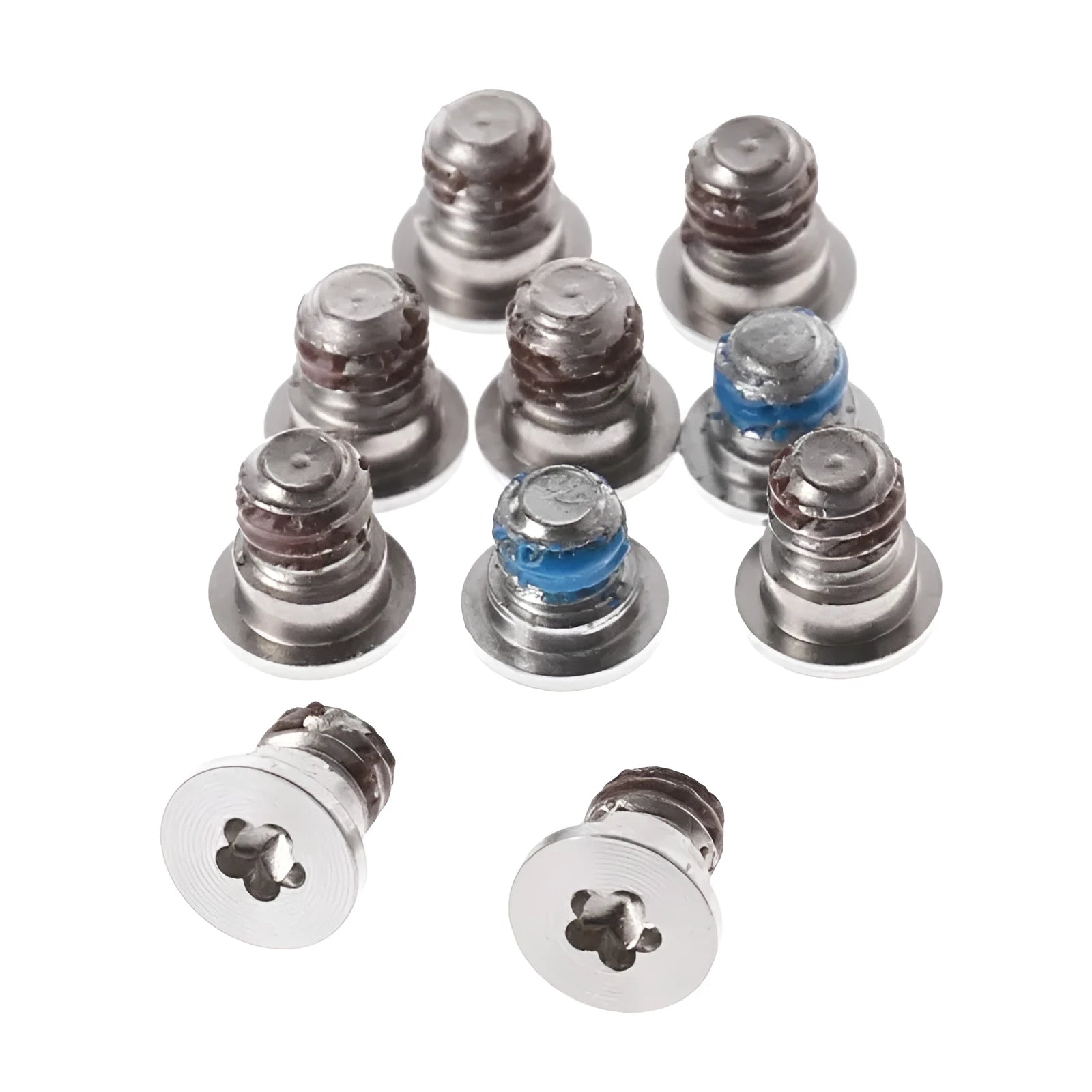 Ten metal replacement screws for MacBook Pro Retina A1502, A1398, A1425 bottom shell
