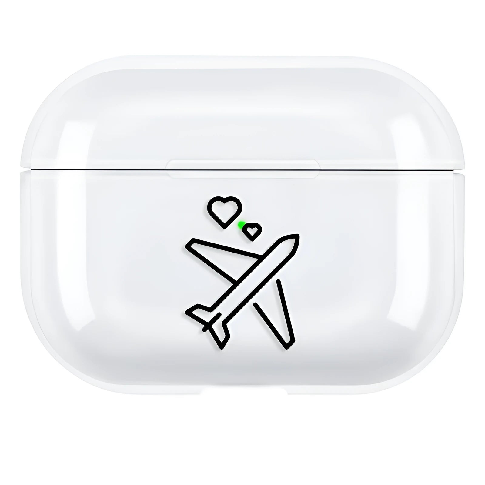 PC protective shell case for Apple AirPods Pro 3 earphones in simple solid colour design