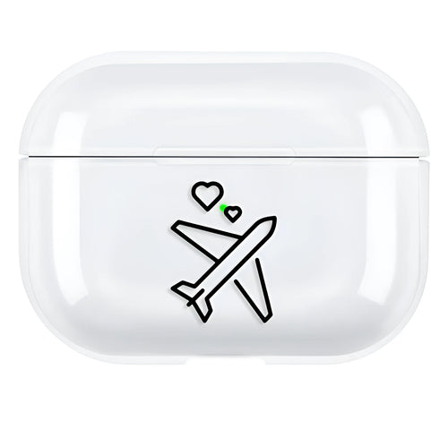 PC protective shell case for Apple AirPods Pro 3 earphones in simple solid colour design
