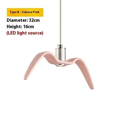 Nordic postmodern macaron design LED chandelier in 320mm diameter with multiple colour options
