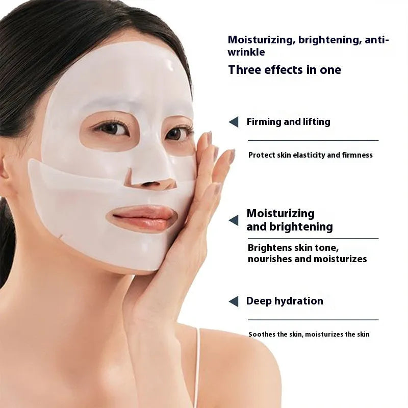 Unbranded collagen anti-wrinkle facial mask with 28ml serum content