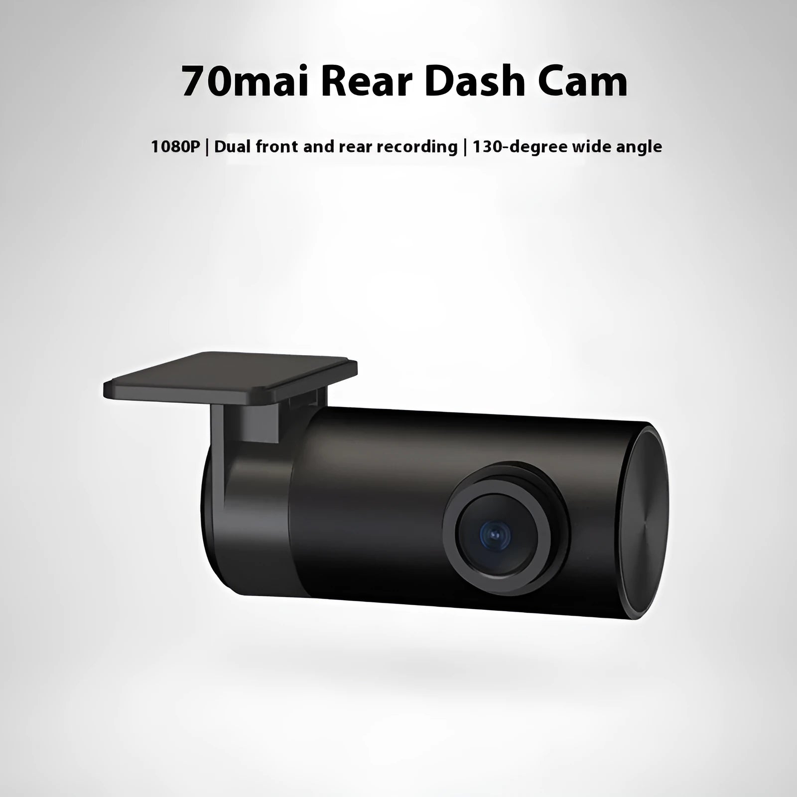 Midrive RC09 compact rear view dash camera with wide lens for car window mounting