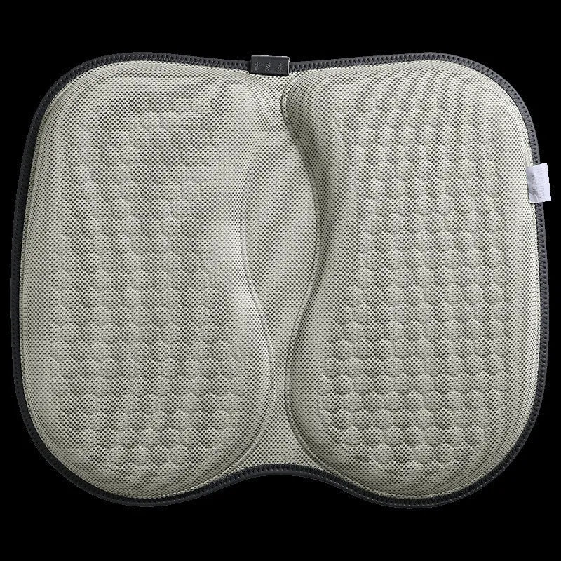 Honeycomb gel car seat cushion in breathable honeycomb pattern, 40x35x2cm, black colour
