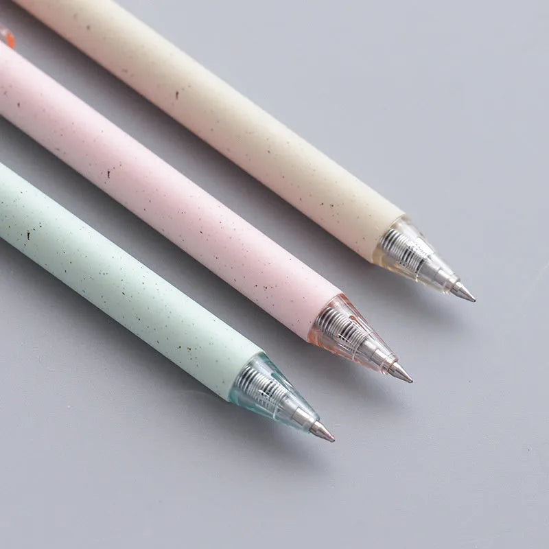 Pack of 12 push-type 0.5mm quick-drying gel pens in four colours with replaceable refill