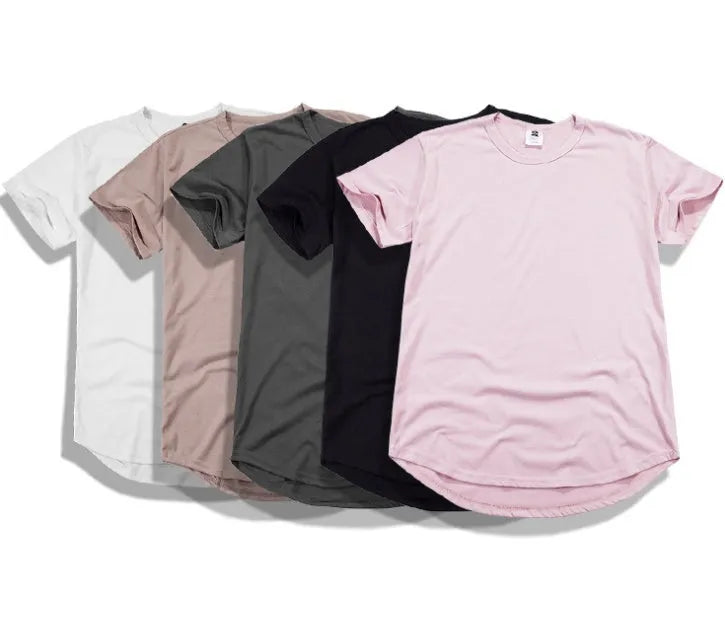 Men's oversized hip hop T-shirt in Khaki, relaxed fit, cotton blend, shown front view