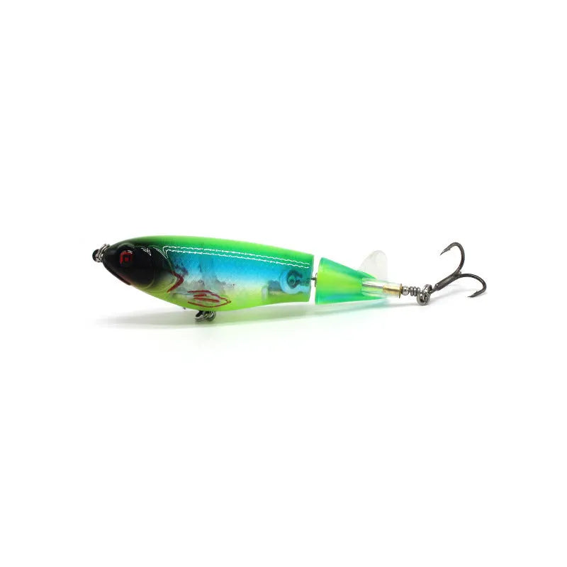 7.5cm artificial fishing bait for road fishing with soft plastic construction and multiple colour options