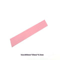 Silicone yoga tension strap in multiple colours with 600mm length and 50mm width on white background