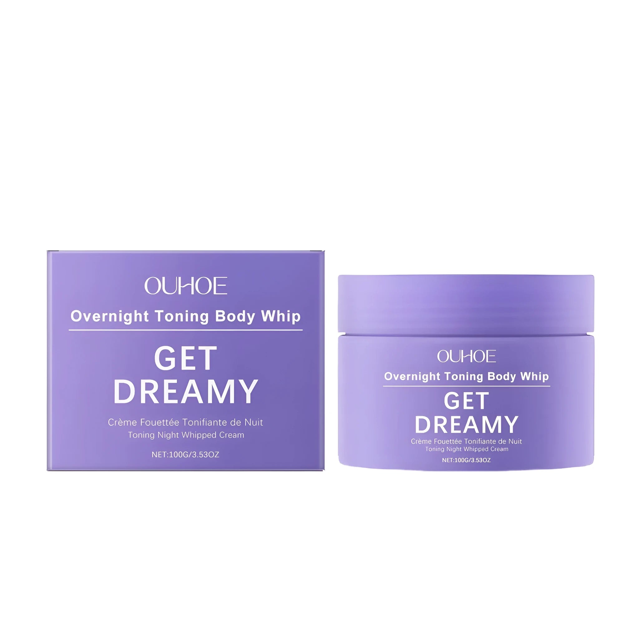 100g jar of body firming cream with vitamin E and plant extracts