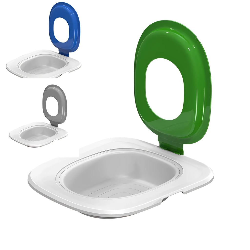 Fifth generation cat toilet trainer mat in new shape made from ABS plastic