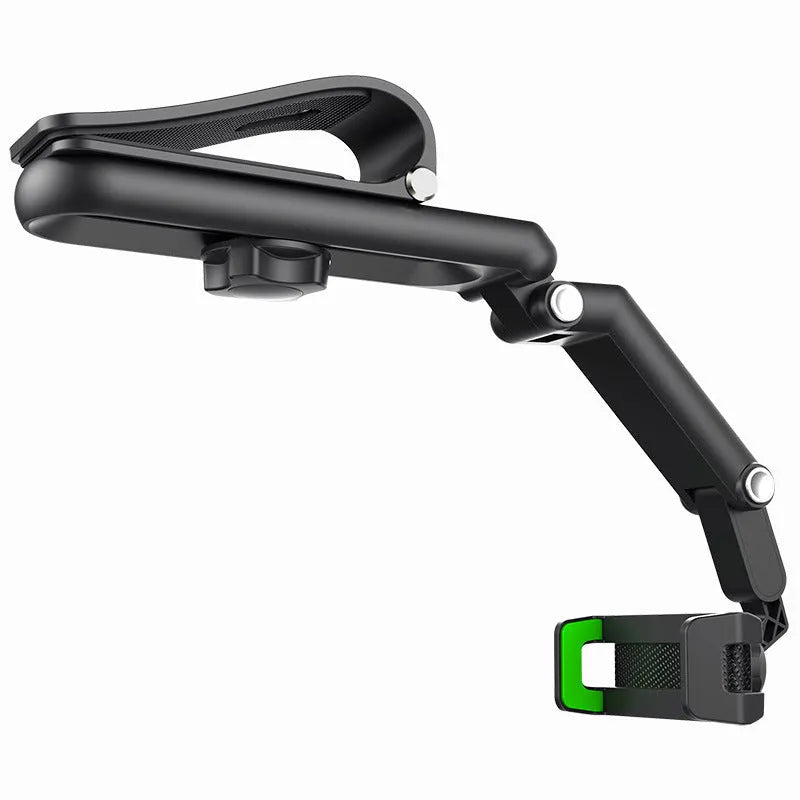 Car multi-purpose mobile phone holder desktop bracket in black with temperature-resistant ABS and nano PU for 4.0-7.0 inch smartphones